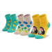 Sada 3 párů dětských vysokých ponožek Happy Socks