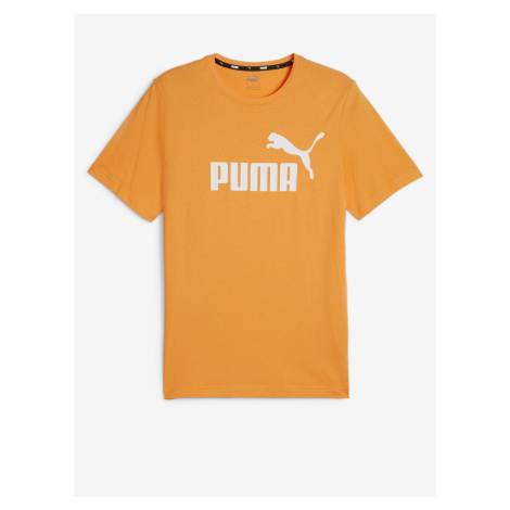 Oranžové pánské tričko Puma ESS Logo Tee