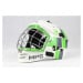 MPS White/Green Square helmet