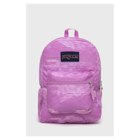 Batoh Jansport růžová barva, velký, vzorovaný