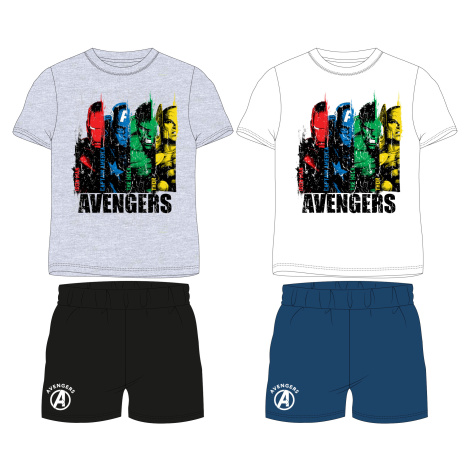 Avangers - licence Chlapecké pyžamo - Avengers 5204438, šedá / černá Barva: Šedá