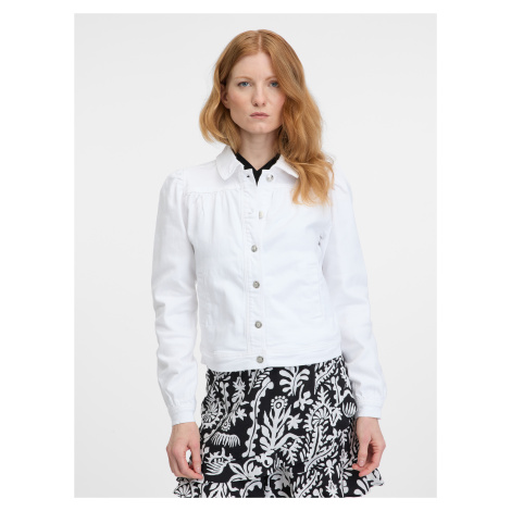 Orsay Bílá dámská džínová bunda - Dámské