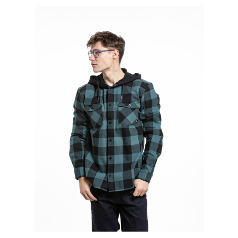 Meatfly pánská košile Mike Premium Sea Green | Zelená | 100% bavlna