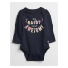 GAP Dětské body mix and match family Tmavě modrá