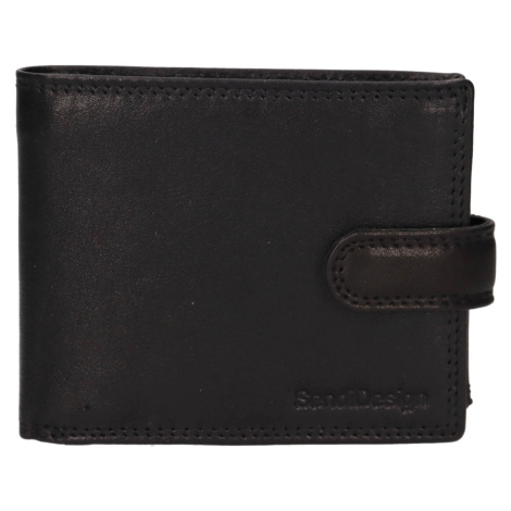 Pánská kožená peněženka SendiDesign Chlore - černá Sendi Design