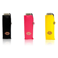 Doppler Mini Slim Carbonsteel KISS Dámský skládací deštník žlutá 722651K03