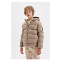 DEFACTO Boy's Water Repellent Hooded Coat