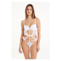 Tezenis Body s Push-Up Košíčky se Silnou Vycpávkou Fancy Bride Žena Bílá