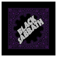 Black Sabbath šátek, Logo 55x55cm