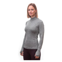 SENSOR MERINO BOLD dámské triko dl.rukáv roll neck cool gray