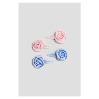 H & M - 4-pack hair clips - růžová