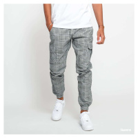 Urban Classics AOP Glencheck Cargo Jog Pants Grey