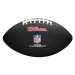 Wilson MINI NFL TEAM SOFT TOUCH FB BL NE Mini míč na americký fotbal, černá, velikost
