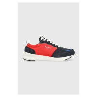 Dětské sneakers boty Pepe Jeans York Mix B červená barva