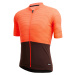 SANTINI Cyklistický dres s krátkým rukávem - COLORE RIGA - oranžová
