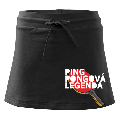 Ping Pongová legenda - Sportovní sukně - two in one