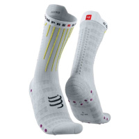 Compressport AERO SOCKS Cyklistické ponožky, bílá, velikost