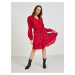 Červené dámské vzorované zavinovací šaty Tommy Hilfiger