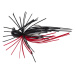 Savage gear skirt flirt jig sinking black red - 6 cm 4 g