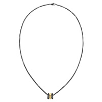 Calvin Klein Moderní pánský bicolor náhrdelník Latch 35000259
