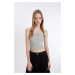 DEFACTO Coool Fitted Corduroy Camisole Basic Tank Top