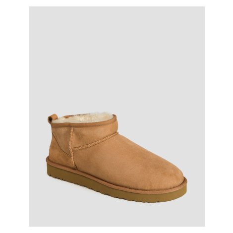 Pánské Boty Ugg Classic Ultra Mini V Hnědé Barvě