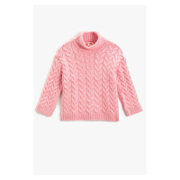 Koton Girls' Pink Sweater
