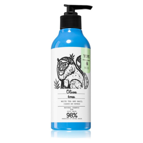 Yope Wood Olive Tree šampon pro mastné vlasy 300 ml