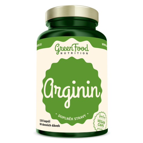 GreenFood Nutrition Arginin 120 kapslí