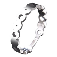 STYLE4 Prsten s kolečky a kroužky, stříbrná ocel