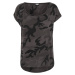 Ladies Camo Back Shaped Tee - dark camo