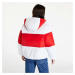 TOMMY JEANS Shiny Badge Puffer White / Red