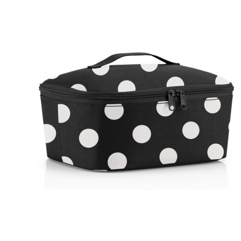 Termobox Reisenthel Coolerbag M pocket Dots white