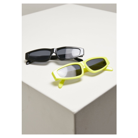 Urban Classics Sluneční brýle Lefkada s tmavými skly, 2 kusy v balení