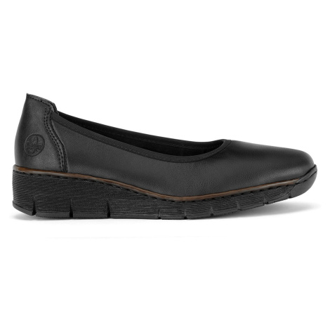 Baleríny Rieker 53755-00 Černá