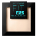 Maybelline Fit me Powder odstín 120 Classic Ivory rozjasňující pudr 9 g