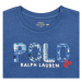 Polo Ralph Lauren SS POLO TEE-KNIT SHIRTS-T-SHIRT Modrá