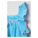 Dětské bavlněné pyžamo OVS tyrkysová barva