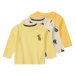 lupilu® Dětské triko s dlouhými rukávy s BIO bavlnou, 3 kusy (žlutá/béžová)