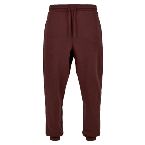 Pánské tepláky Urban Classics Basic Sweatpants - tmavě červené