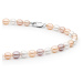 Gaura Pearls Perlový náhrdelník Jenny - stříbro 925/1000, sladkovodní perla FCM375 Barevná/více 