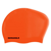 Plavecká čepice na dlouhé vlasy swimaholic long hair cap oranžová