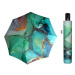 Doppler Magic Carbonsteel Marble Blue plně automatický deštník
