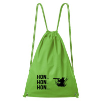 DOBRÝ TRIKO Bavlněný batoh s potiskem Hon Barva: Apple green