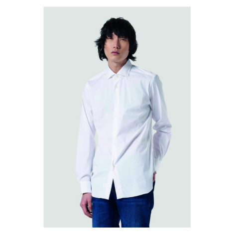 Košile la martina man shirt l/s x-care poplin custom fit bílá | Modio.cz