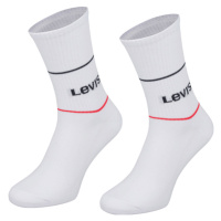 Levi's® SHORT CUT LOGO SPORT 2P MIX Ponožky, bílá, velikost