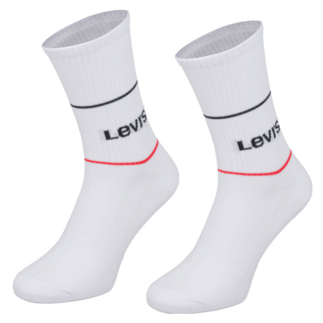 Levi's&reg; SHORT CUT LOGO SPORT 2P MIX Ponožky, bílá, velikost Levi´s