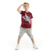 mshb&g Aircraft Boys T-shirt Capri Shorts Set