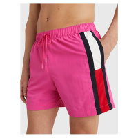 Tmavě růžové pánské plavky Tommy Hilfiger Underwear