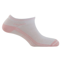 MUND INVISIBLE COOLMAX ponožky bílo/růžové